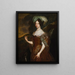 Ritratto di una dama - Johan de la Rocquette — quadro incorniciato alla parete