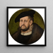 Johann le Constant, Elettore di Sassonia - Lucas Cranach l'Ancien — quadro incorniciato alla parete