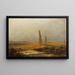 Vista di un acquedotto in rovina - Johann Rudolf Buhlmann — quadro incorniciato alla parete