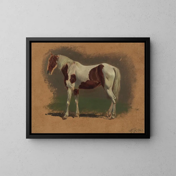 Studio di cavallo - Johann Adam Klein — quadro incorniciato alla parete