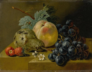 Johann Amandus Winck - Still Life With Ripening Fruits On A Stone Ledge.webp