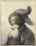 Vecchio uomo barbuto con turbante con due lunghe piume in profilo a sinistra - Johann Andreas Benjamin Nothnagel — vista dell’opera