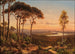 Vista di Dresda al tramonto - Johann Anton Castell — vista dell’opera