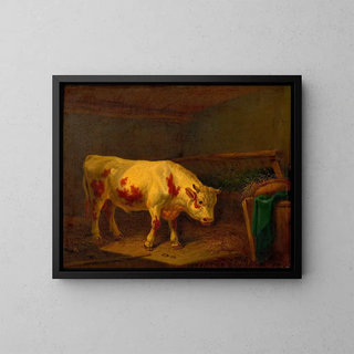 Johann Baptist Dallinger von Dalling the Younger - Rind im Stall.webp