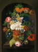 Nature morte di fiori con uva - Johann Baptist Drechsler — vista dell’opera