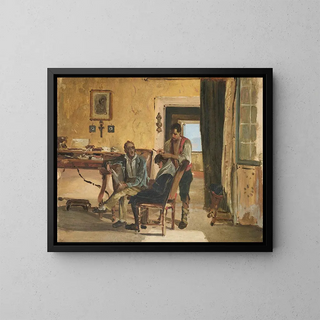 Johann Baptist Kirner - At the barbers.webp