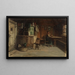 I piaceri delle stagioni, inverno - Johann Baptist Kirner — quadro incorniciato alla parete