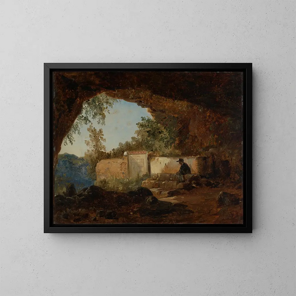 Grotte - Johann Baptist Kirner — quadro incorniciato alla parete