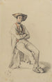 Jeune homme assis en costume de Hanau - Johann Baptist Kirner — vista dell’opera