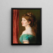 La seconda moglie dell'artista, Anna Josefa Theresia Brajer - Johann Baptist Reiter — quadro incorniciato alla parete
