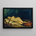 Venere addormentata su un letto di riposo - Johann Baptist von Lampi il Giovane — quadro incorniciato alla parete