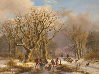 Tempo d'inverno - Johann Bernhard Klombeck — vista dell’opera