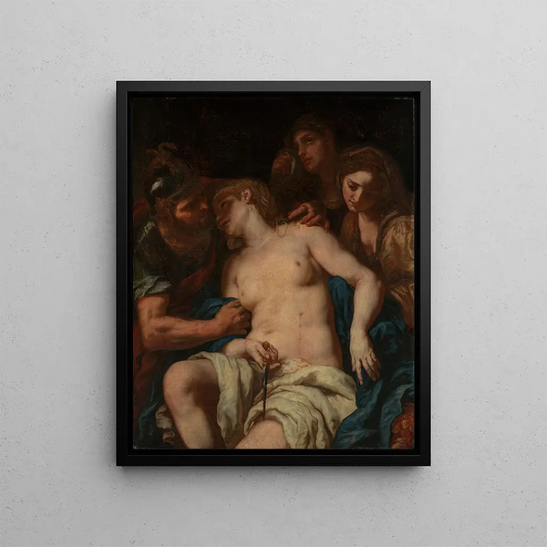 Lucrèce - Johann Carl Loth — quadro incorniciato alla parete