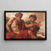 Mercure et Jupiter - Johann Carl Loth — quadro incorniciato alla parete