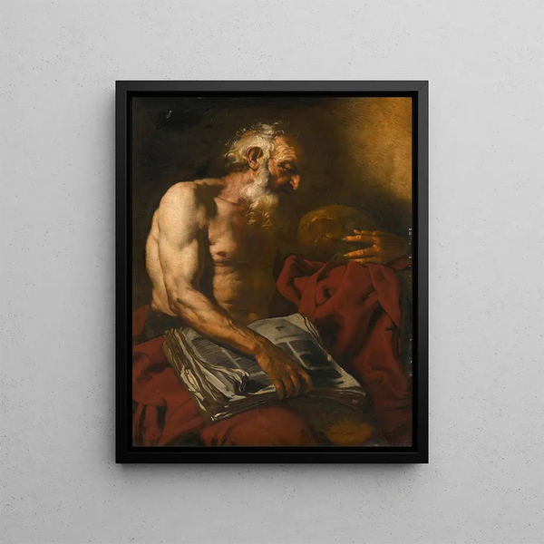 San Girolamo - Johann Carl Loth — quadro incorniciato alla parete