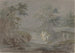 Falesie boschive lungo una riva - Johann Caspar Huber — vista dell’opera