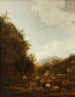 Paesaggio con pastori e bestiame - Johann Christian Klenge — vista dell’opera