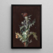 Chardon avec insectes - Johann Christoph Dietzsch — quadro incorniciato alla parete