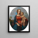 Madonna ma joue - Johann Evangelist Scheffer von Leonhardshoff — quadro incorniciato alla parete