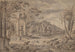 Rovine antiche lungo una costa montuosa - Johann Franz Ermels — vista dell’opera