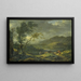 Paesaggio dopo un temporale - Johann Franz Ermels — quadro incorniciato alla parete