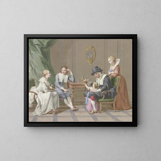 Johann Friedrich August Tischbein - Family scene.webp