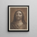 Tête du Christ d'après Reni - Johann Friedrich Bause — quadro incorniciato alla parete