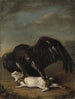 Aigle attrapant un lièvre - Johann Friedrich Grooth — vista dell’opera