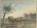 Hof Rebstock nel mezzo delle vaste praterie lungo la strada di Magonza vicino a Francoforte sul Meno - Johann Friedrich Morgenstern — vista dell’opera