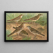 Pipit obscur Gustavi Swinhoe campestris spipoletta Richardi - Johann Friedrich Naumann — quadro incorniciato alla parete