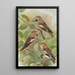 Coccothraustes coccothraustes - Johann Friedrich Naumann — quadro incorniciato alla parete