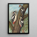 Dendrocopus major - Johann Friedrich Naumann — quadro incorniciato alla parete