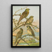 Emberiza citrinella Emberiza cirlus - Johann Friedrich Naumann — quadro incorniciato alla parete
