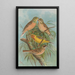 Emberiza hortulana Emberiza luteola Sparrm Emberiza chrysophrys Pall - Johann Friedrich Naumann — quadro incorniciato alla parete