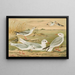 Larus minutus Pall, Larus ridibundus, Larus melanocephalus Natt, Larus Philadelphia Ord - Johann Friedrich Naumann — quadro incorniciato alla parete