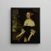 Ritratto di Maria Margareta von Holzhausen - Johann Friedrich Trescher — quadro incorniciato alla parete