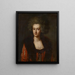 Ritratto di una dama - Johann Georg Edlinger — quadro incorniciato alla parete
