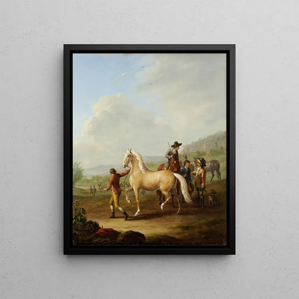 Johann Georg Pforr - Horse Market.webp