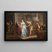 di Alexandre che ridona a Kampaspe al pittore Apelle - Johann Georg Platzer — quadro incorniciato alla parete