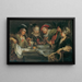 Divertissement dopo il pasto - Johann Georg Platzer — quadro incorniciato alla parete