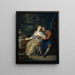 Coppia con intermediaria - Johann Georg Platzer — quadro incorniciato alla parete