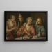 Cour - Johann Georg Platzer — quadro incorniciato alla parete