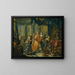 Crésus e Solone - Johann Georg Platzer — quadro incorniciato alla parete