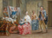 La coppia innamorata disturbata - Johann Georg Platzer — vista dell’opera