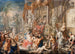Scène di fontana davanti a un palazzo - Johann Georg Platzer — vista dell’opera