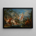 Latone che trasforma i contadini lici in rane - Johann Georg Platzer — quadro incorniciato alla parete