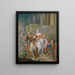 Società di musica all'aperto - Johann Georg Platzer — quadro incorniciato alla parete
