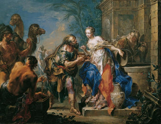Rebekka al pozzo - Johann Georg Platzer — vista dell’opera