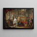 L'Atelier dell'artista - Johann Georg Platzer — quadro incorniciato alla parete