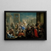 L'Enlèvement des Sabines - Johann Georg Platzer — quadro incorniciato alla parete